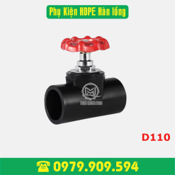 Van cửa PE hàn lồng D110