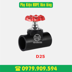 Van cửa PE hàn lồng D25