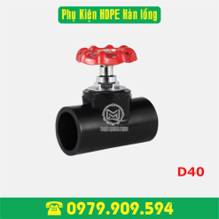 Van cửa PE hàn lồng D40