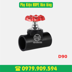 Van cửa PE hàn lồng D90