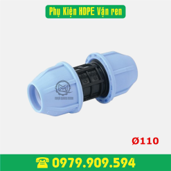 Nối thẳng HDPE vặn ren D110