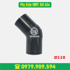 Chếch 45° hàn HDPE Φ110