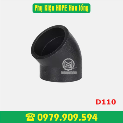 Co 45 độ HDPE Φ110 (hàn lồng)