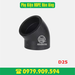Co 45 độ HDPE Φ 25 (hàn lồng)