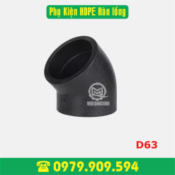 Co 45 độ HDPE Φ50 (hàn lồng)