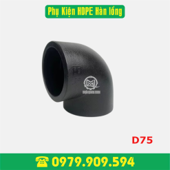 Co 90° HDPE Φ75 (hàn lồng)
