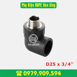 Co ren ngoài HDPE Φ25x3/4'' (hàn lồng)