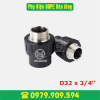 Nối ren ngoài HDPE Φ 32 x 3/4'' (hàn lồng)