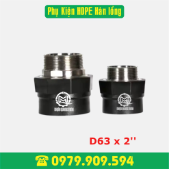 Nối ren ngoài HDPE Φ 63 x 2'' (hàn lồng)