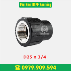 Nối ren trong HDPE Φ25x3/4'' (hàn lồng)