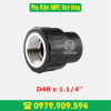 Nối ren trong HDPE Φ40x1.1/4'' (hàn lồng)