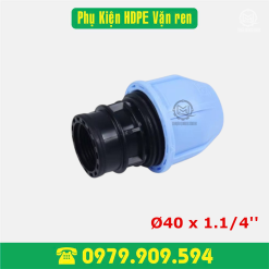 Nối ren trong HDPE vặn ren Φ40x1.1/4''