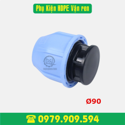 Nút bịt HDPE vặn ren Φ90