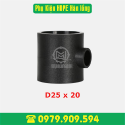 Tê giảm HDPE Φ25 x 20 (hàn lồng)