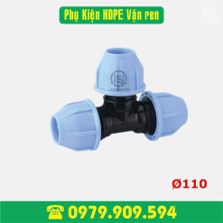 Tê HDPE vặn ren Φ110