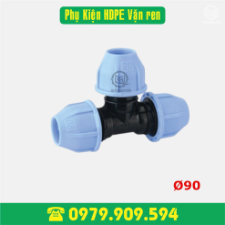 Tê HDPE vặn ren Φ90