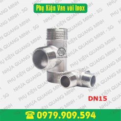 Tê ren ngoài inox 304 DN15