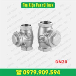 Van một chiều lá lật inox 304 Ø27