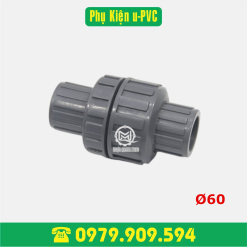 Van 1 chiều lò xo PVC Φ60