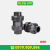 Van 1 chiều rắc co 2 đầu PVC Φ 60