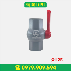 Van bi tay gạt PVC Ø125