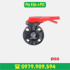 Van bướm tay gạt PVC Ø60