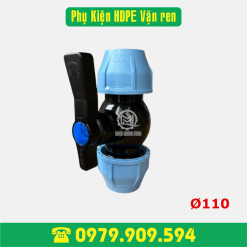 Van HDPE vặn ren Φ110
