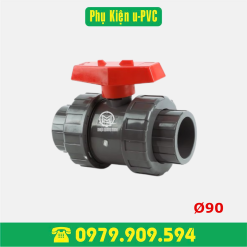 Van bi rắc co PVC Φ90