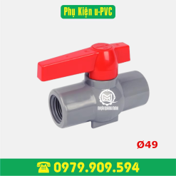 Van ren trong PVC Ø49
